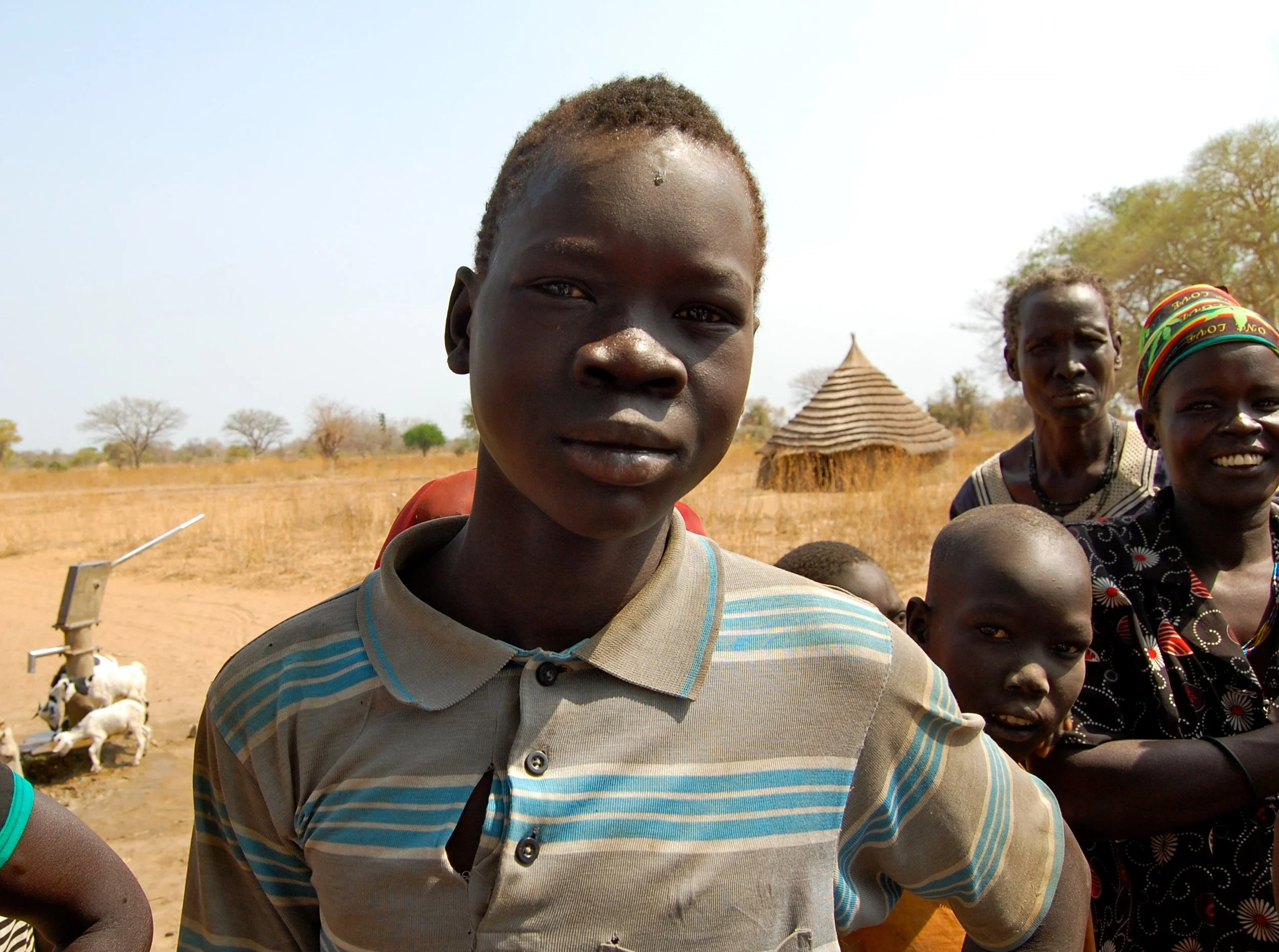 M arial Bol, a goat herder at age 6, now cares for his uncle’s long-horned cattle