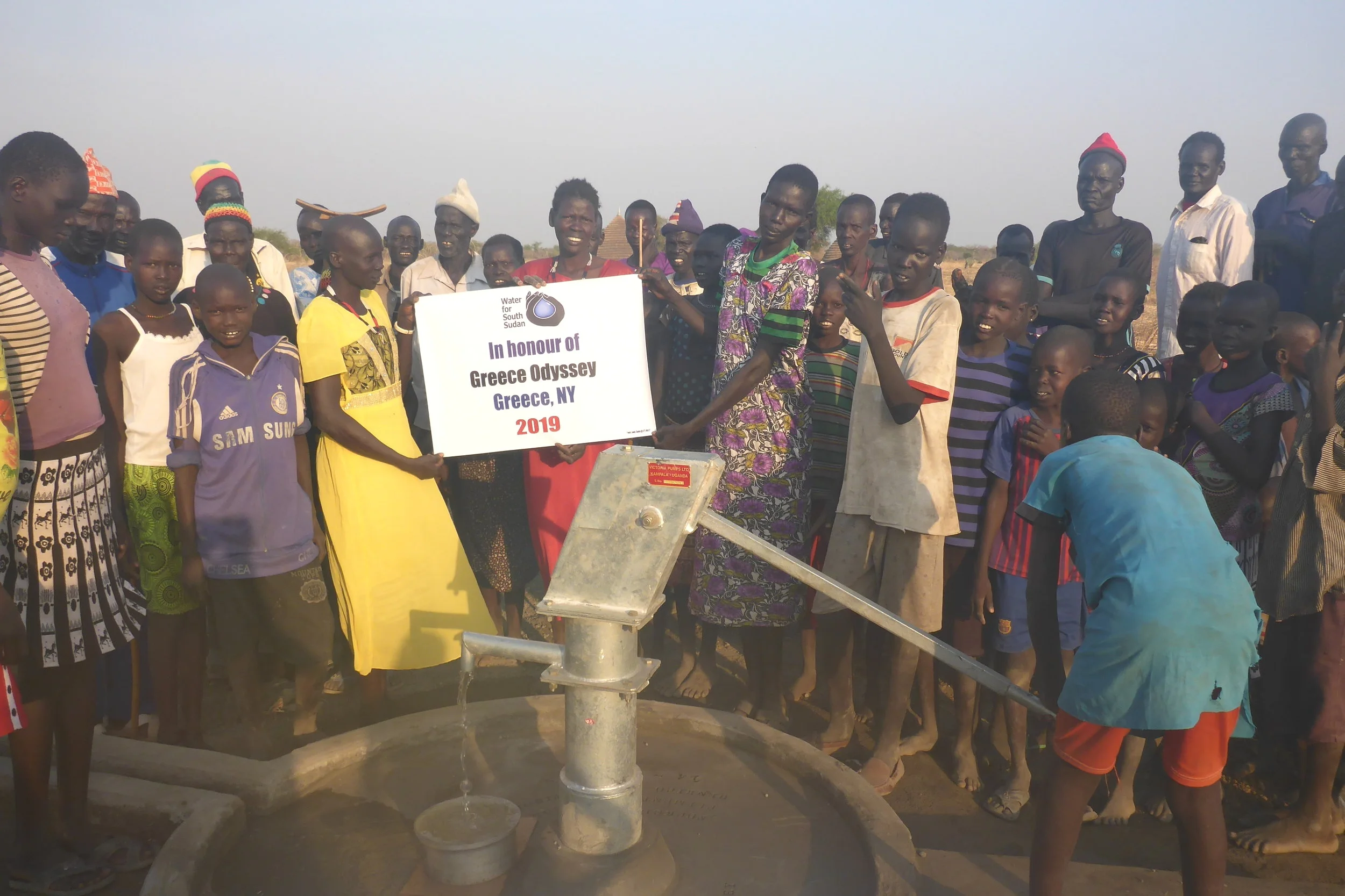 Thank you to Greece Odyssey students for sponsoring this well!