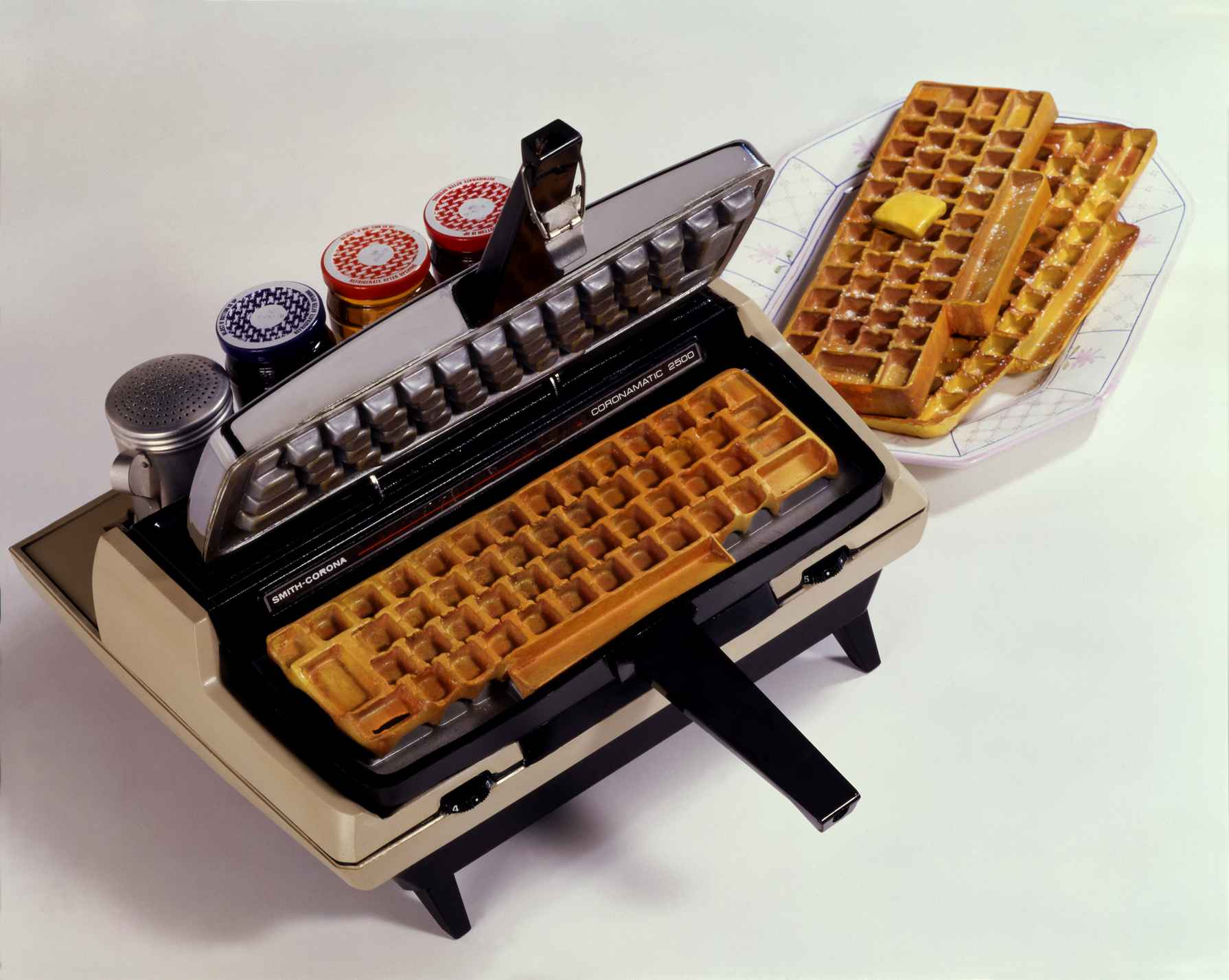 The original Corona-Matic Typewriter Waffle Iron