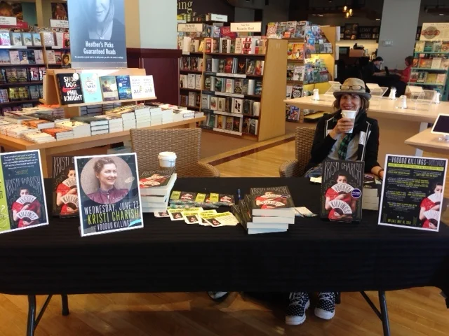 Chapters in Regina, Sask. Alex at the table the folks at Chapters had set up! Definitely a warm welcome! 