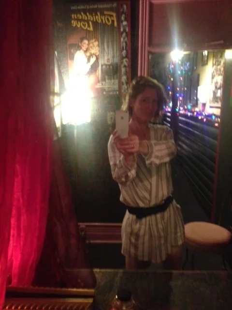 Photo from Southern Accent in Toronto - great tapas and a Voodoo themed bathroom which I'm standing in. 