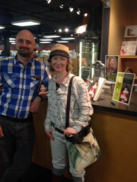 Winnipeg! With Chadwick Ginther at The University of Winnipeg Bookstore. (Photo Alex Renwick)