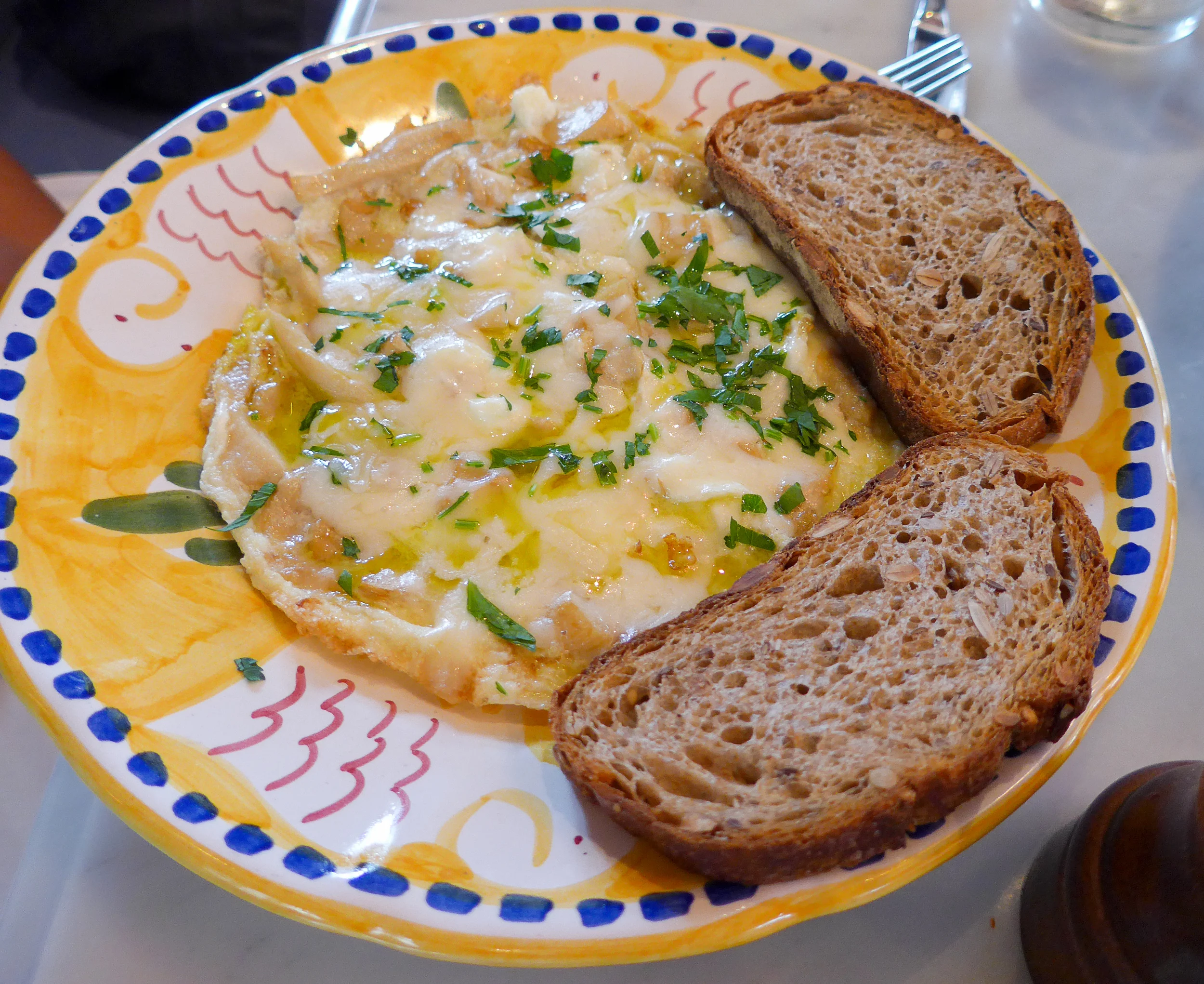 Made to order frittata.