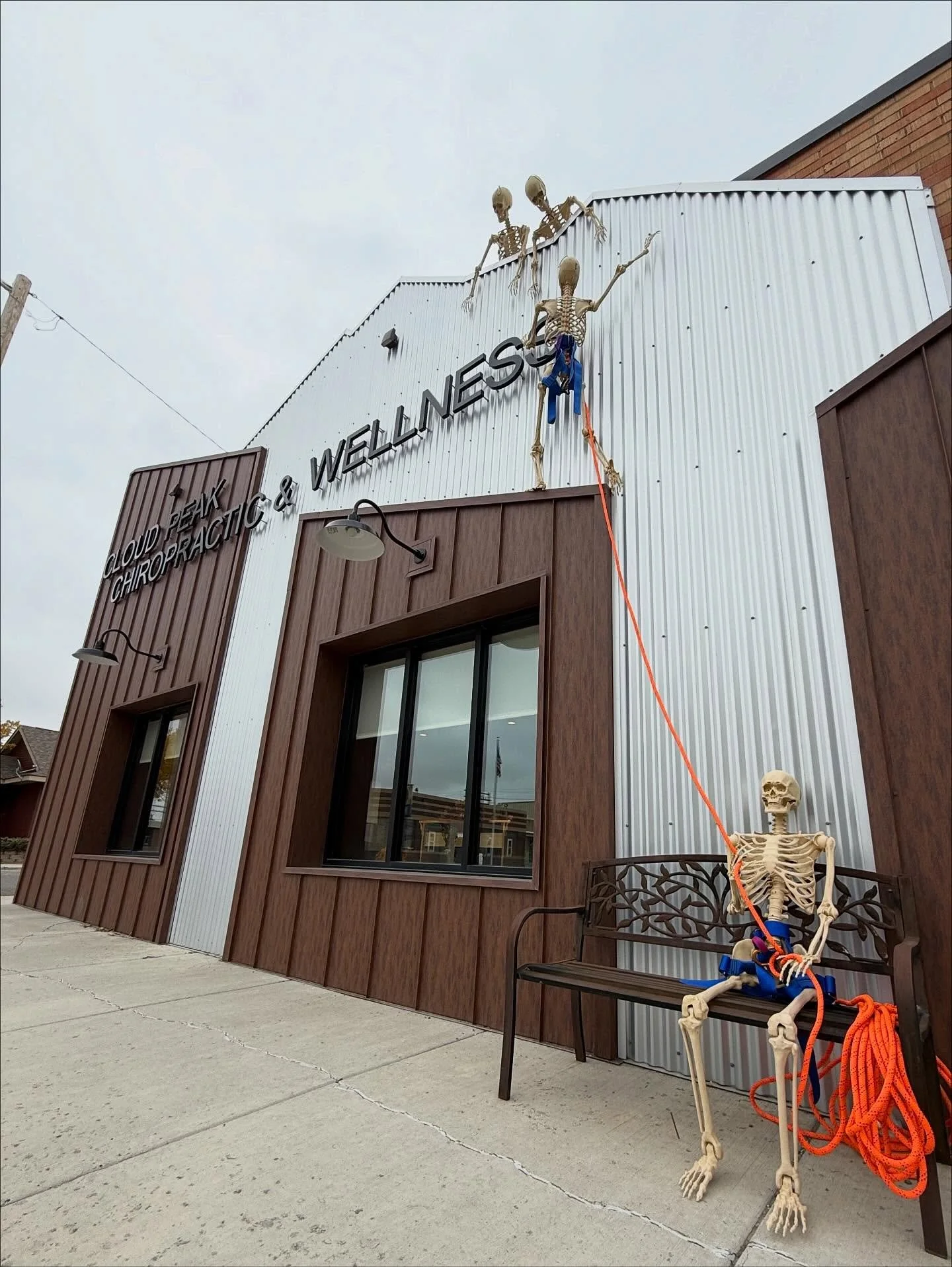 Downtown Worland is looking awfully spooky this fall! Our skeleton crew is at it again, come check them out!

Credit goes to Steve Radabaugh &amp; Beau Byrd for being our decorating crew!