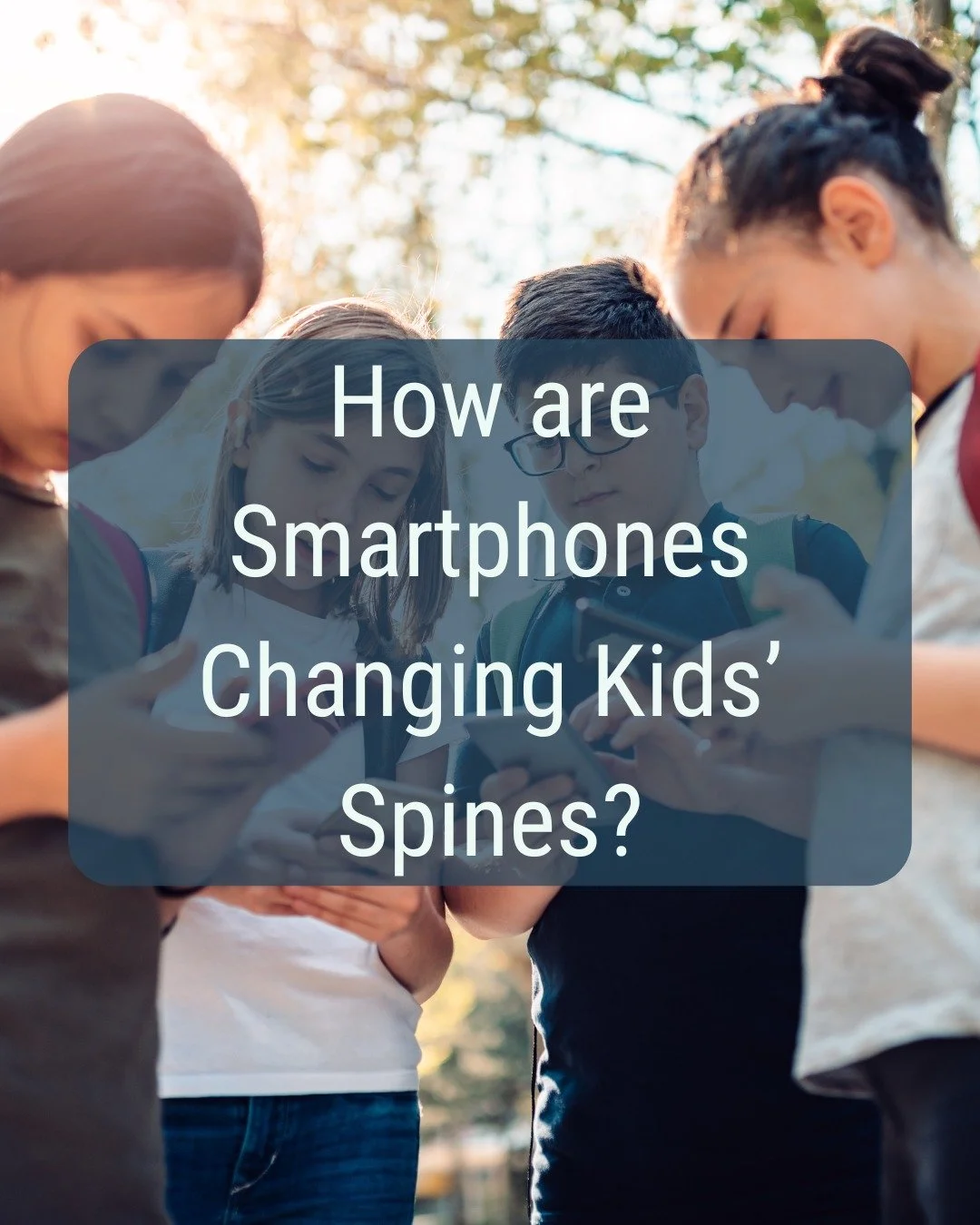 Is your child spending hours hunched over their phone?

It&rsquo;s become so common that most parents don&rsquo;t even realize it&rsquo;s affecting their child&rsquo;s spine. 

That head-down posture kids use to text, scroll, or game is literally res