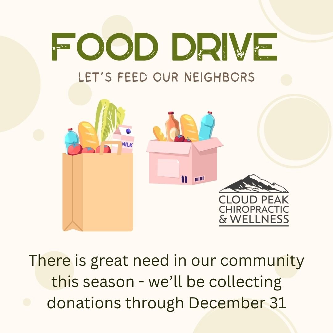 🧡 Help us support our community this season!

We&rsquo;re collecting canned goods, pantry staples, and monetary donations for our local food pantry now through December 31st.

Every item makes a difference for a family in need. Thank you for helping