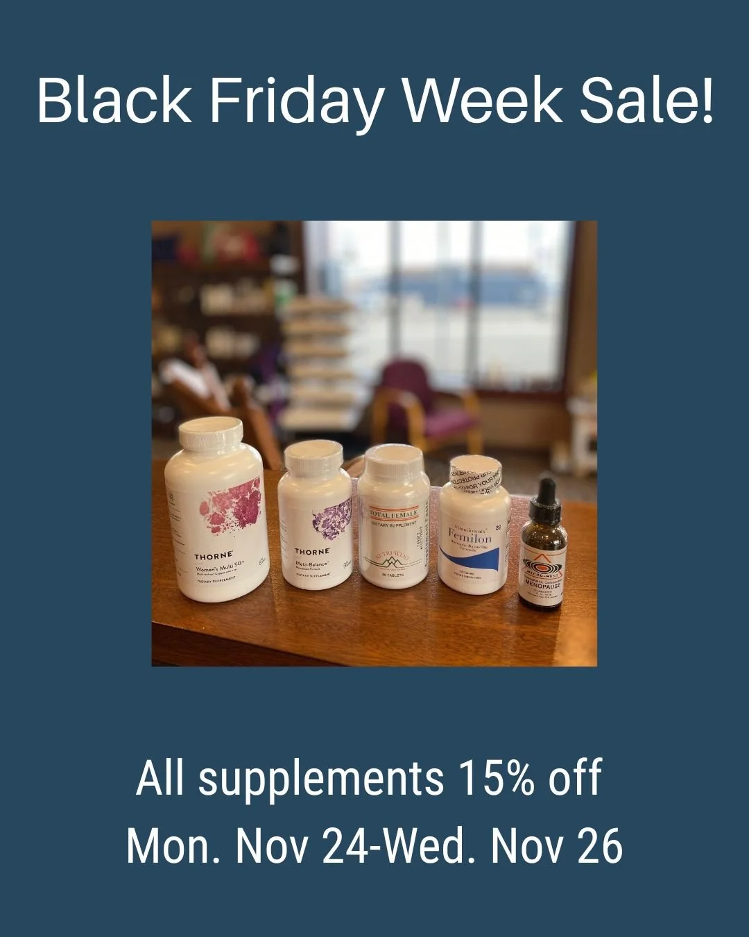 ⏰ Last day to save!
Our Black Friday Week Sale ends today.
Take 15% off all products and supplements before it&rsquo;s gone&mdash;your future self will thank you.