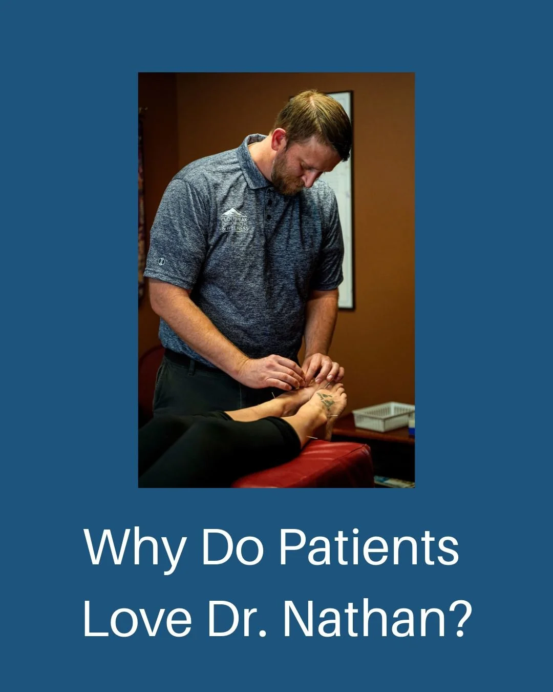 Kind. Thorough. Effective.

That&rsquo;s why patients love Dr. Nathan at Cloud Peak Chiropractic in Worland and Thermopolis.

Call or text to see Dr. Nathan. He'll help you feel better fast.
