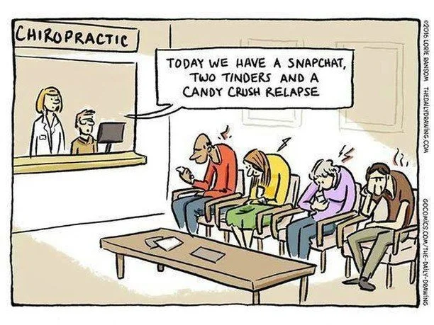 Beware of Tech-Neck! Have you looked up lately?

Love,
your chiropractors