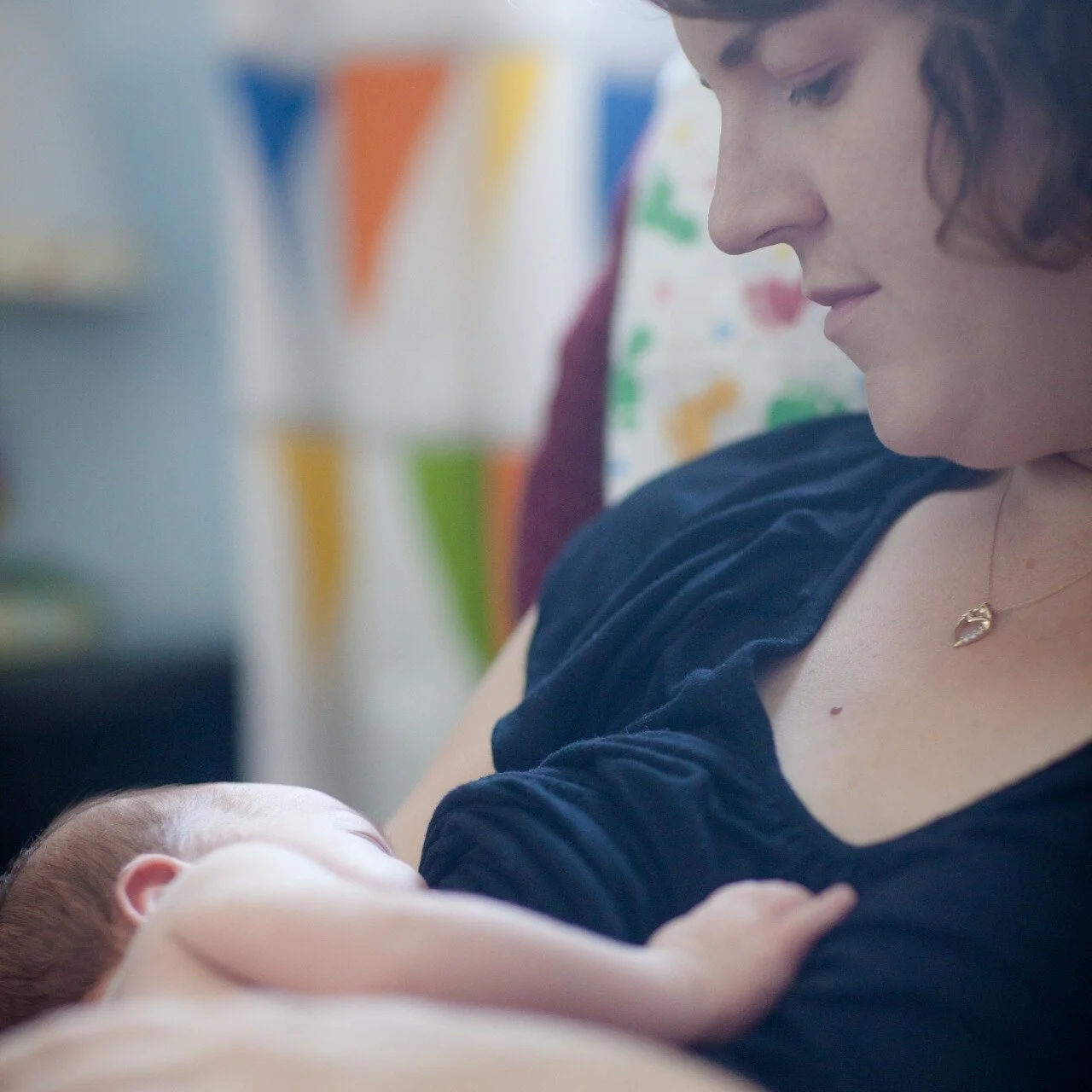 Pain in your neck and upper back is SO common after having a baby. A big contributor to postpartum pain that often gets overlooked: daily positioning.

Most baby care happens in a forward-flexed posture&mdash;looking down, shoulders rounded, and uppe