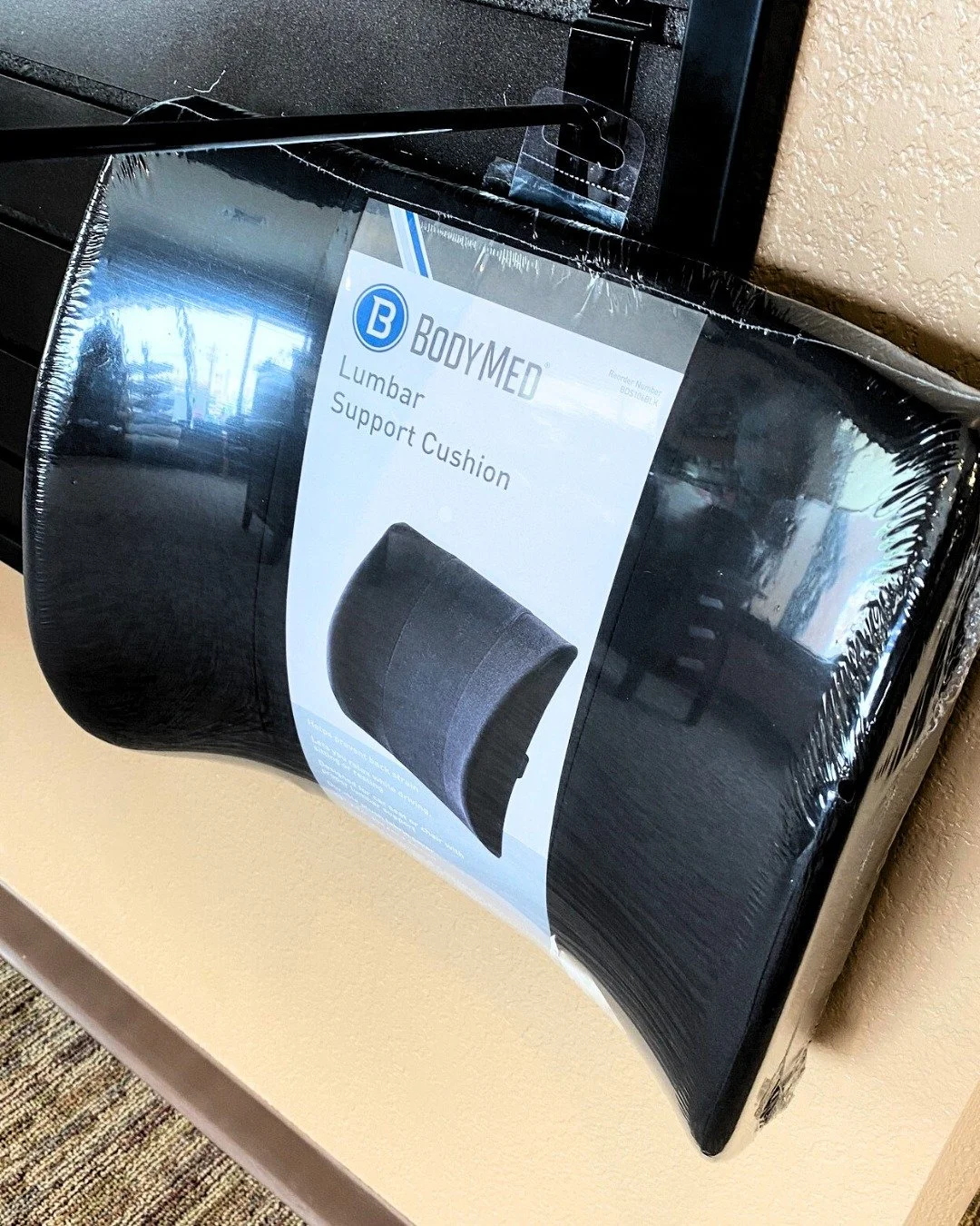 Sitting long hours? Our lumbar cushion supports your spine&rsquo;s natural curve.

Use it in the car or at your desk&mdash;your back will thank you.

Pick one up at your next appointment!