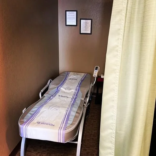 Need 30 minutes to yourself? 😌

One of the best-kept secrets at Cloud Peak Chiropractic &amp; Wellness is our Migun Thermal Massage Table.

Using heated jade massage rollers, the Migun combines gentle massage, acupressure, and infrared heat to help 