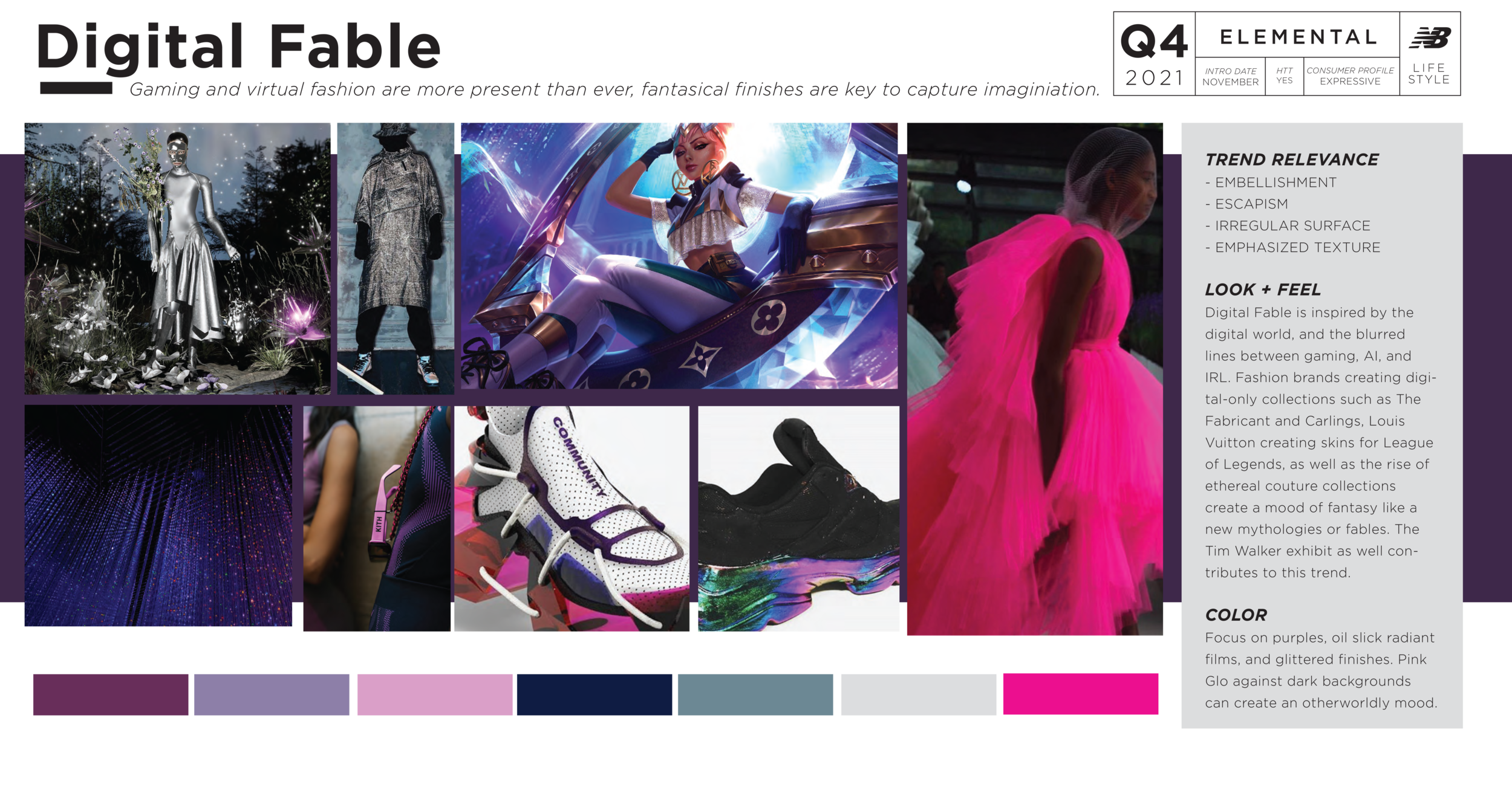 New Balance Color Concept Digital Fable