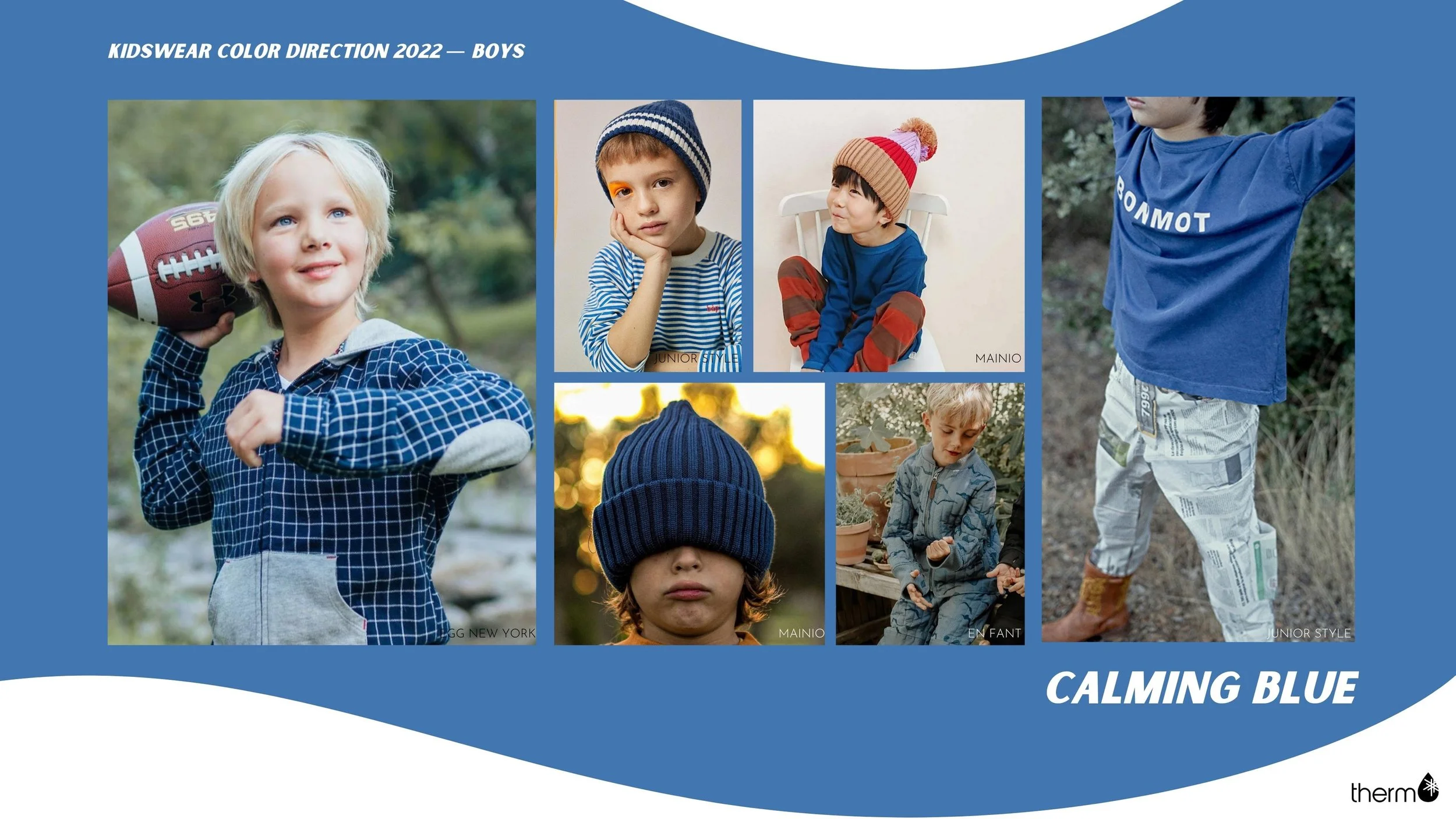 THERM KIDSWEAR COLOR TREND - calming blue
