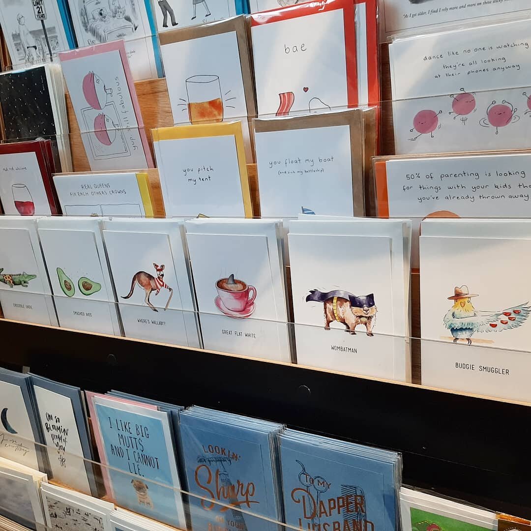 I&rsquo;m excited to announce that a selection of my Australian greeting cards have been stocked in five Berkelouw &amp; Harry Hartog bookstores, Australia&rsquo;s largest and oldest new, second-hand and rare bookseller. 

You can find my cards in @b