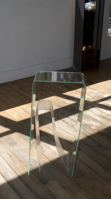 Rogue , 2010, plexiglas, 2 elements, 30" x 15" x 6"