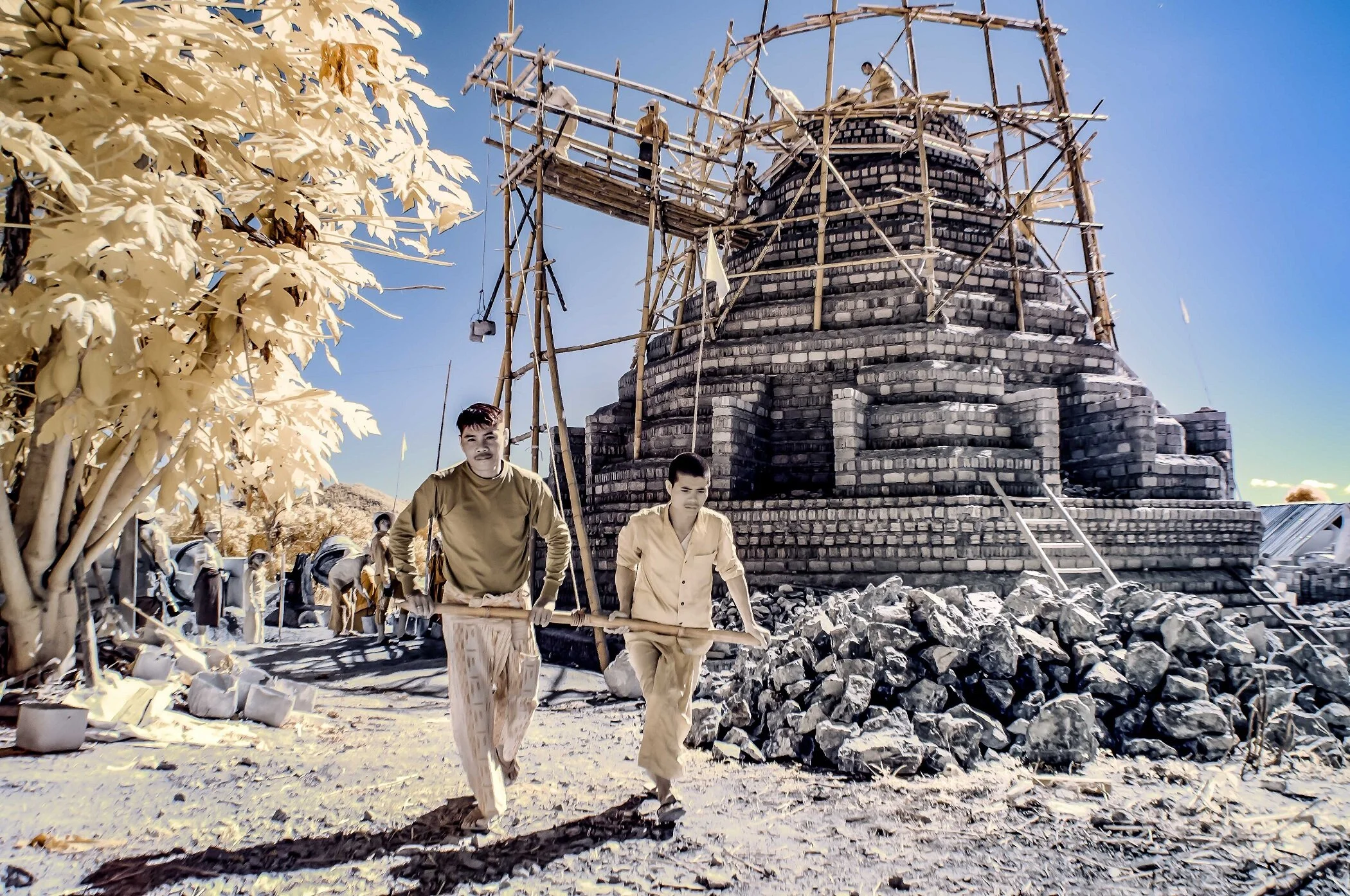 Kathleen_Gerber_Building a Pagoda.JPG