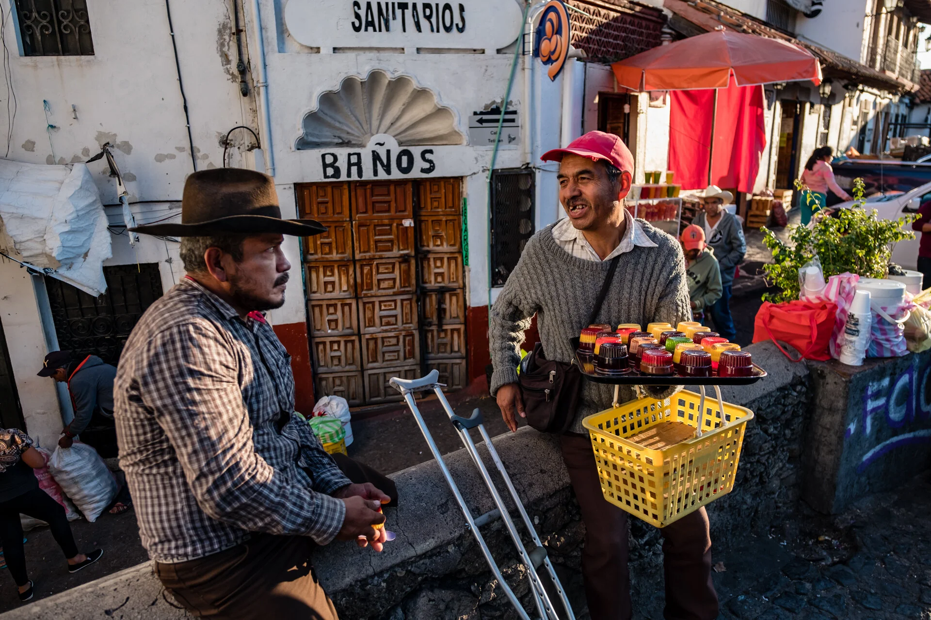 Kathleen Gerber Friends at the Taxco Market.jpg