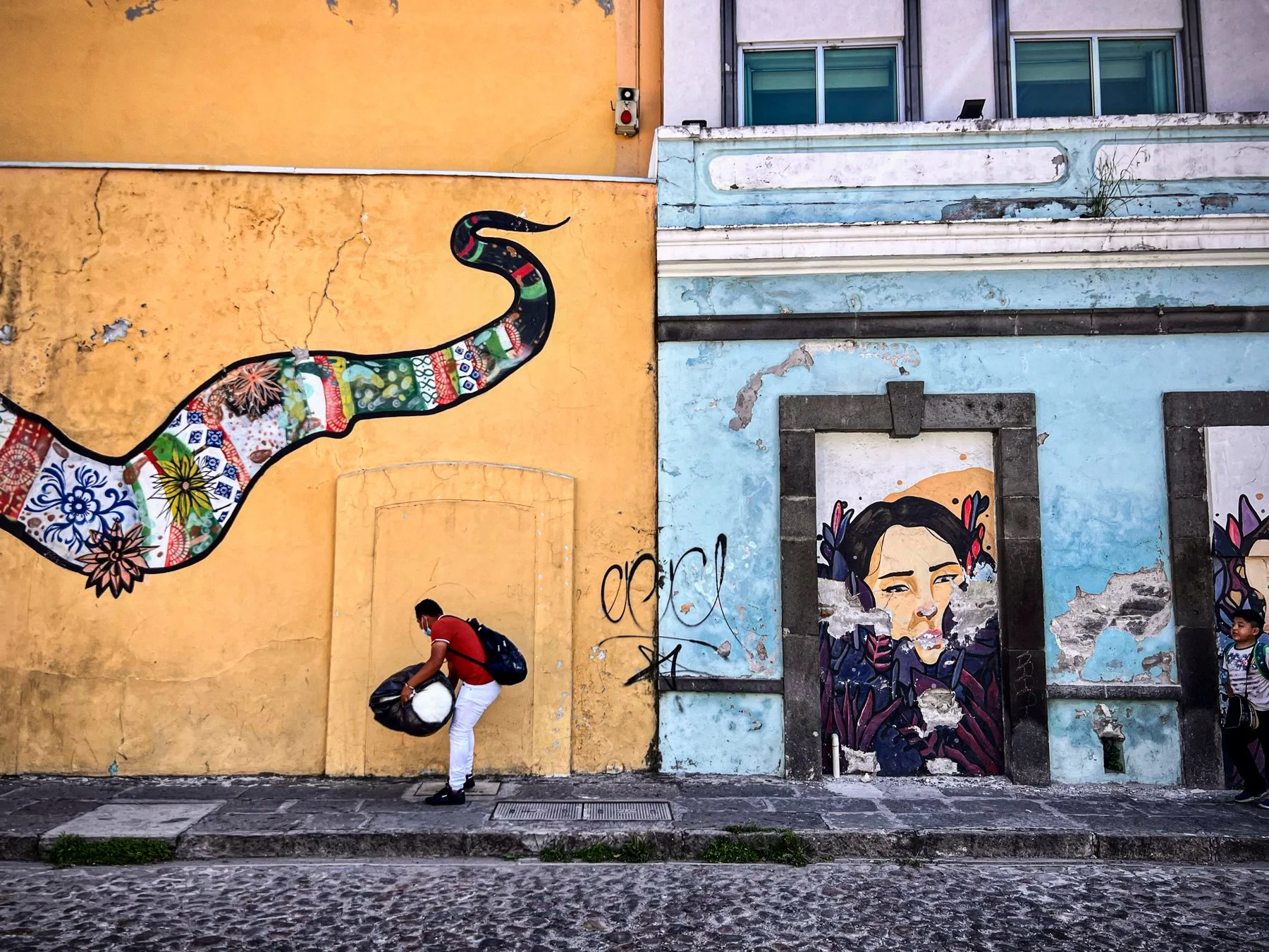 Colorful Walls of Puebla City