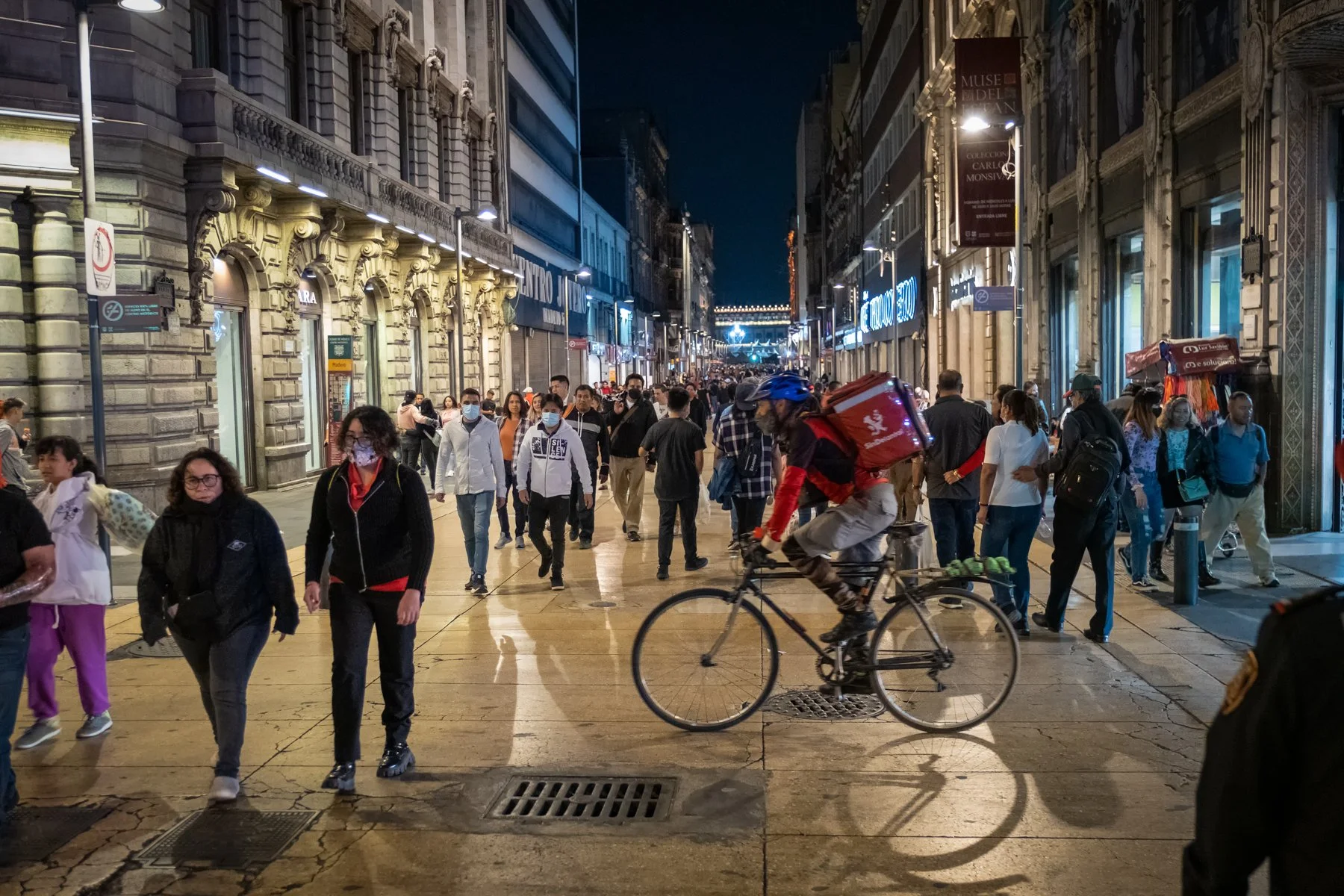 Nighttime in Mexico City