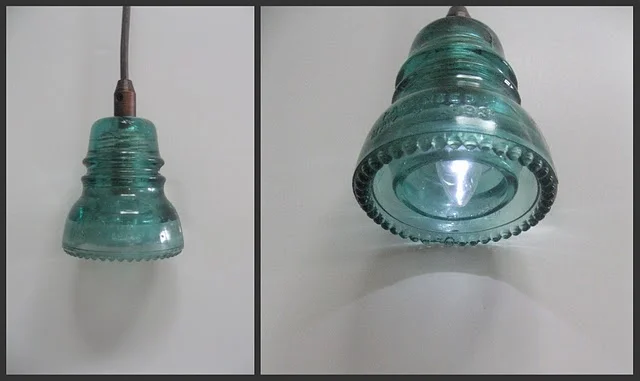 Insulator lighting goes for a pretty penny online, but you can actually make your very own. Photo & Project courtesy of Decor Hacks . This is just one of many lighting tutorials online. There are various videos, tutorials, and styles to check out.