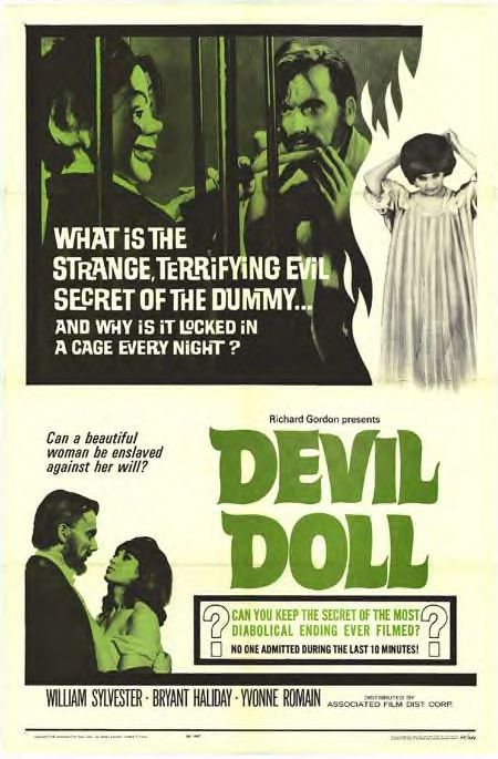 Vintage poster for Devil Doll (1964)