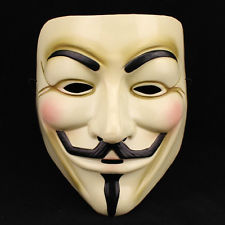 Guy Fawkes masks have become a symbol of anarchy and rebelling in today's society