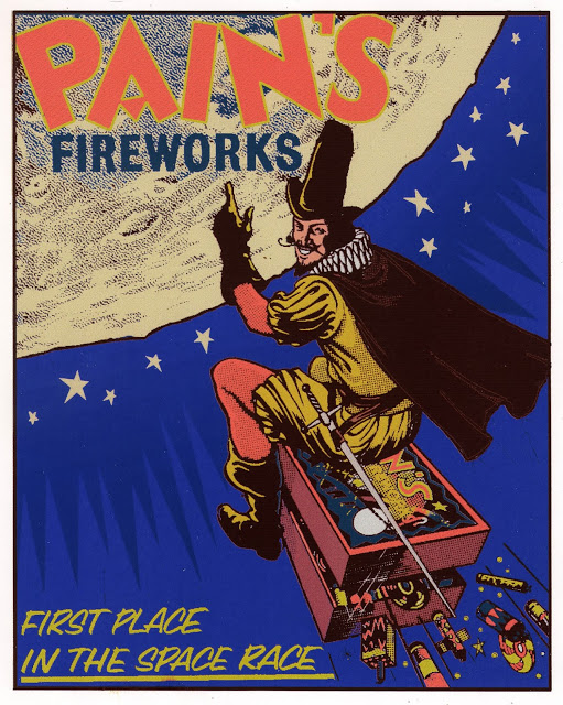 Even some firework ads get into the Guy Fawkes' spirit with their advertisement