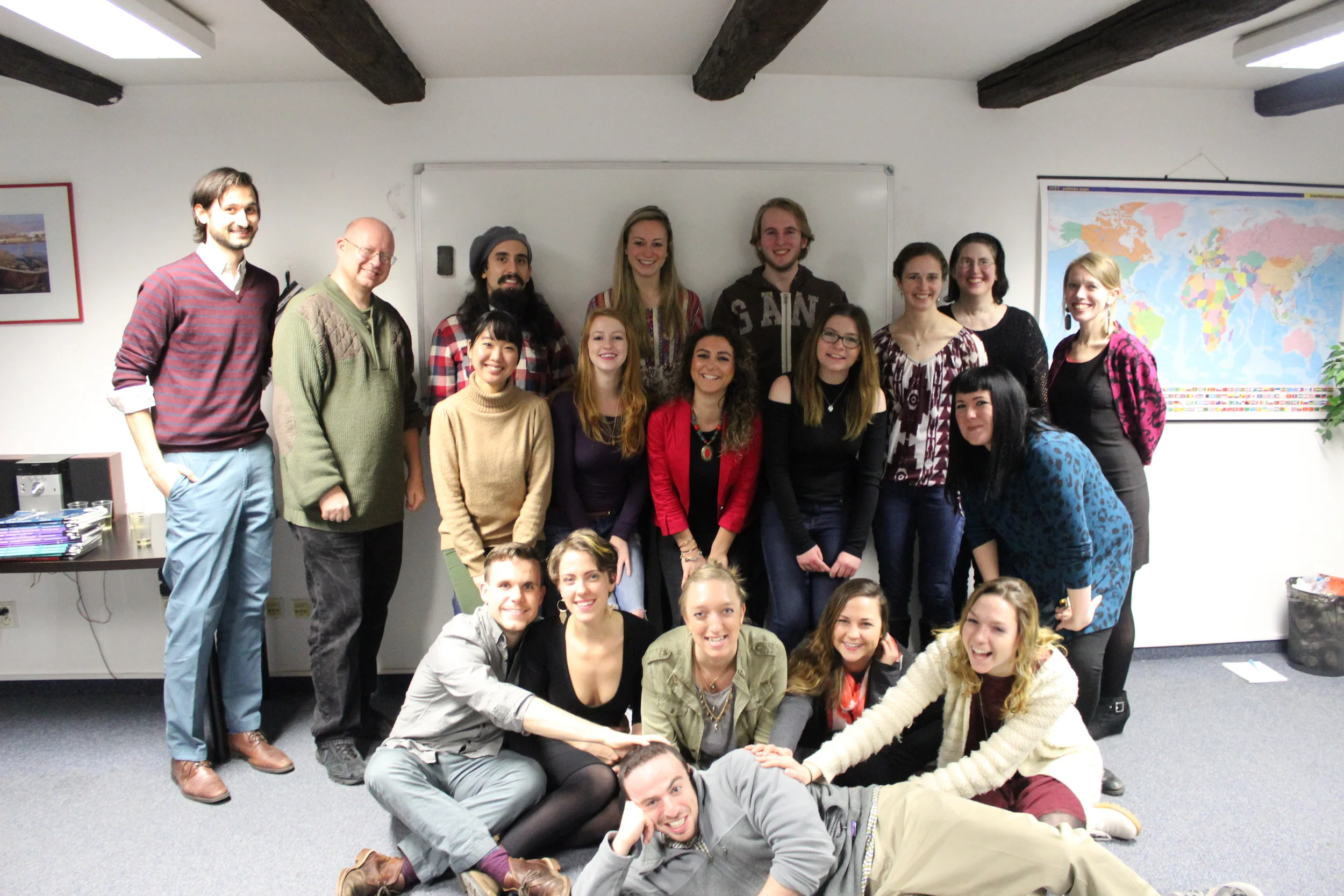 Our graduating class from TEFL Worldwide Prague