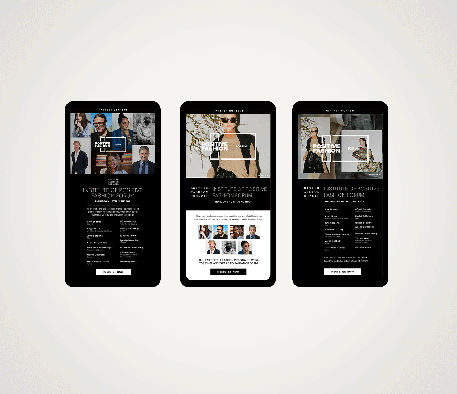 WWD x British Fashion Council Institute of Positive Fashion Forum 