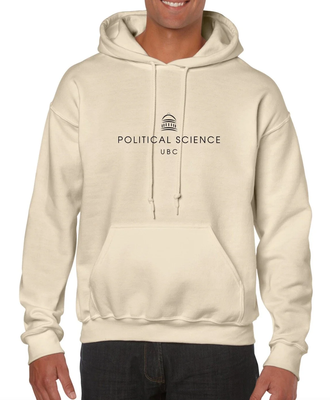 Beige UBC Political Science Hoodie - $35