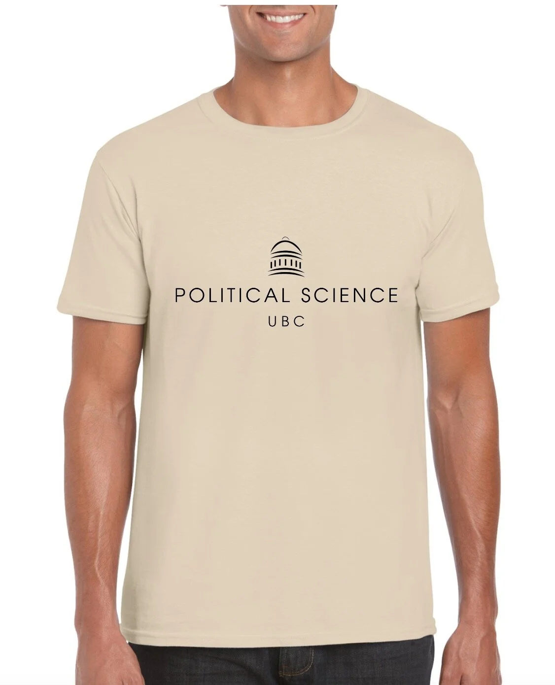 Beige UBC Political Science T-Shirt - $15