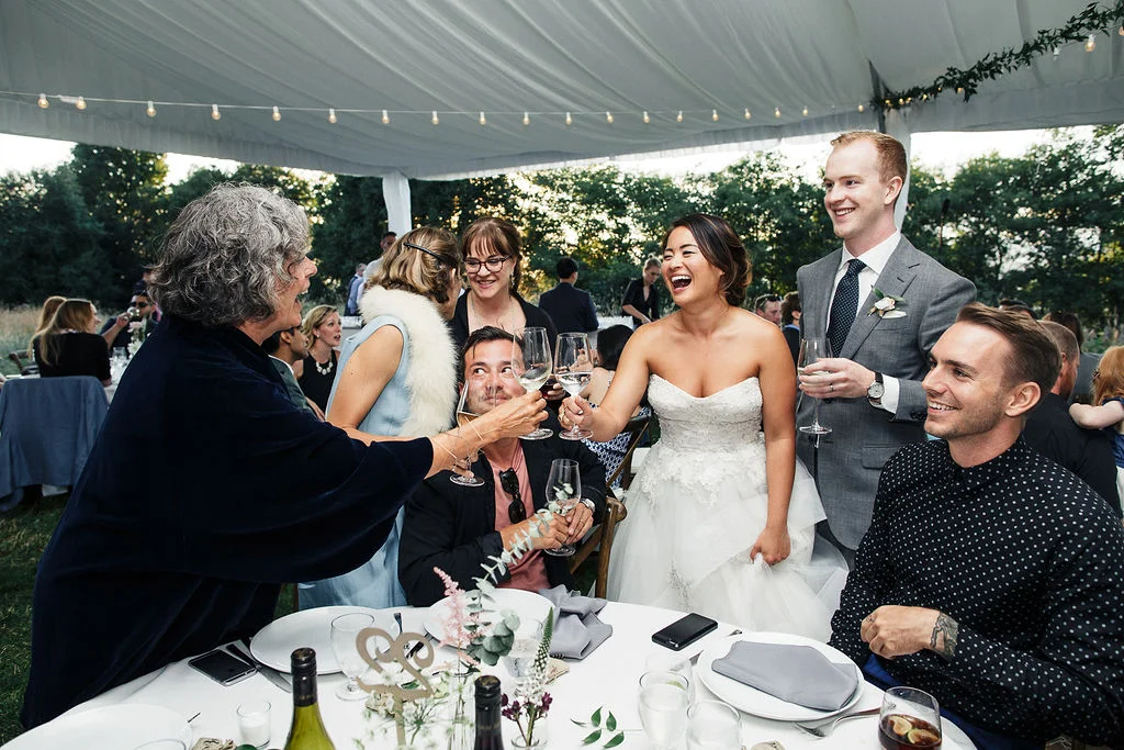 Keepsake Events Vancouver Wedding Toasting Tables