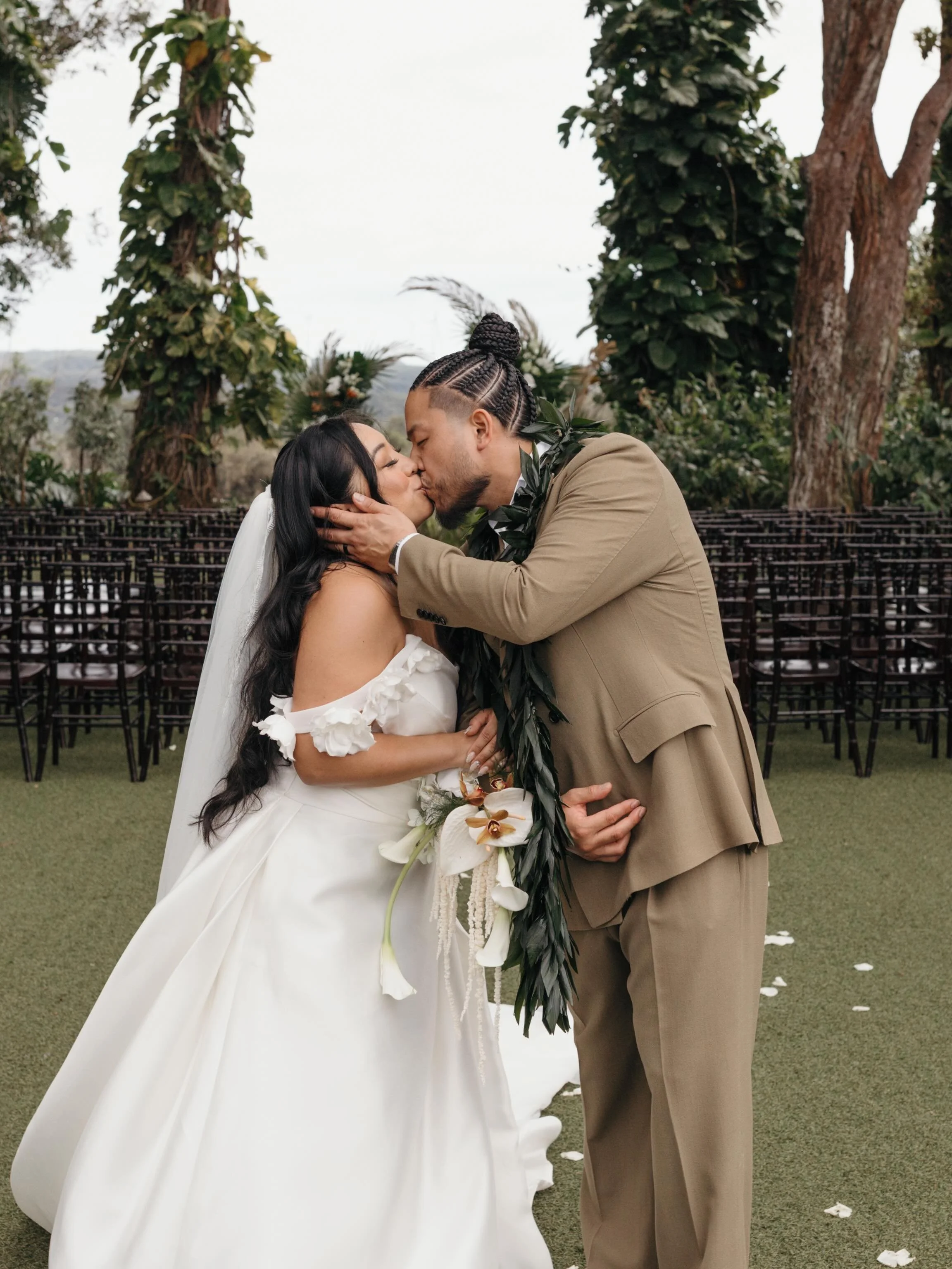 stephanie + peter 🤍 your wedding day just felt different - the vibes were so high and you left everyone chasing those feelings forever xoxo