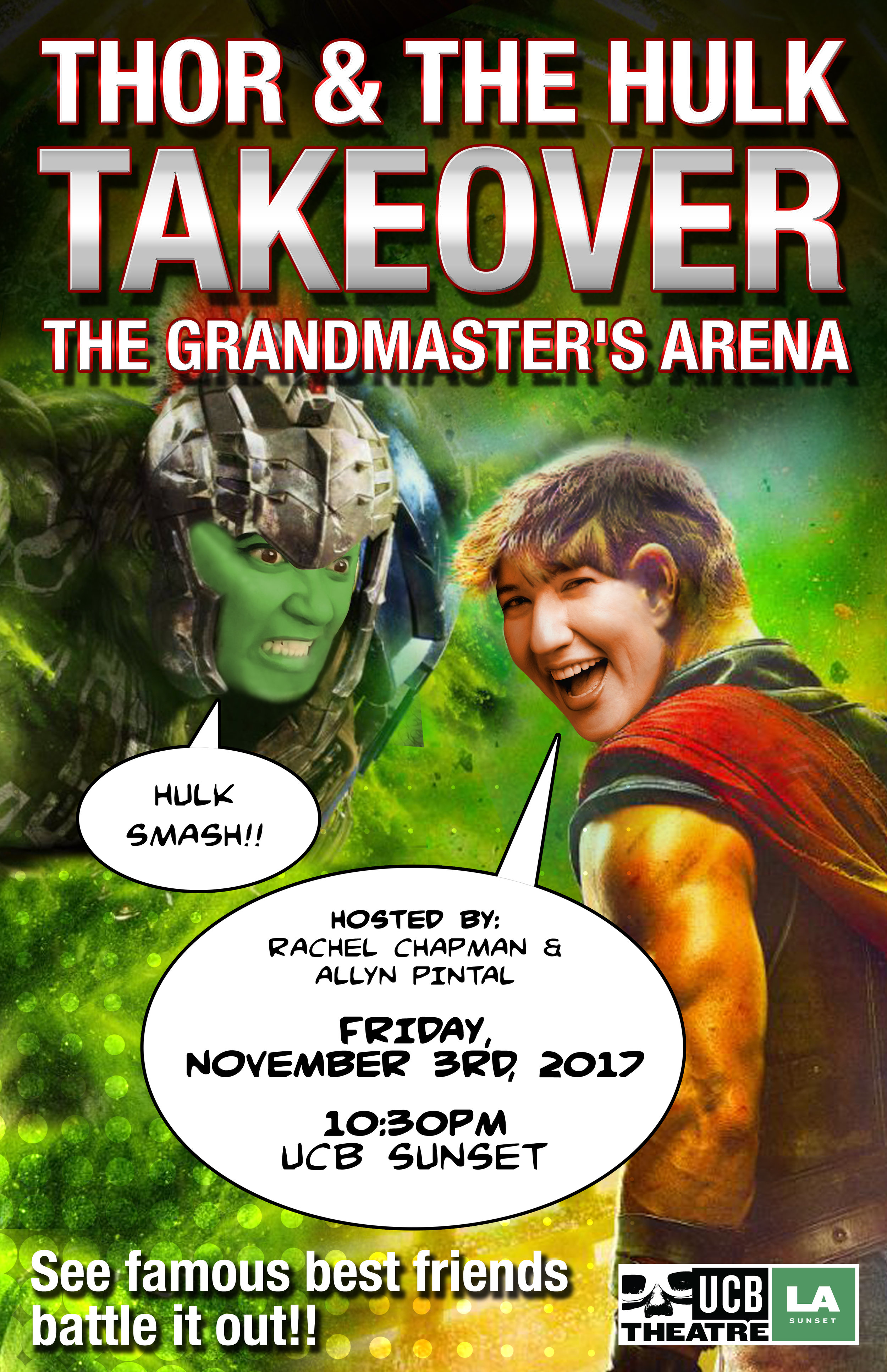 Thor & The Hulk Takeover The Grandmaster's Arena