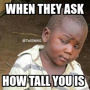 7 Tall Meme Alicia Jay Style SWAG TallSWAG How tall you is too Tall Girls.jpg