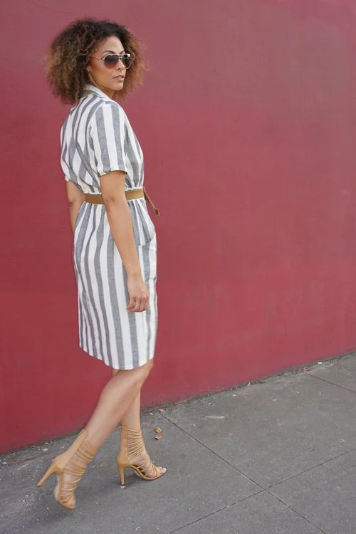 Dress - ASOS Tall /Heels - Mercedes from Smash Shoes (size 12) /Neck Piece and sunnies - Forever 21/Belt - Thrifted Photo Credit: Nikki Notarte