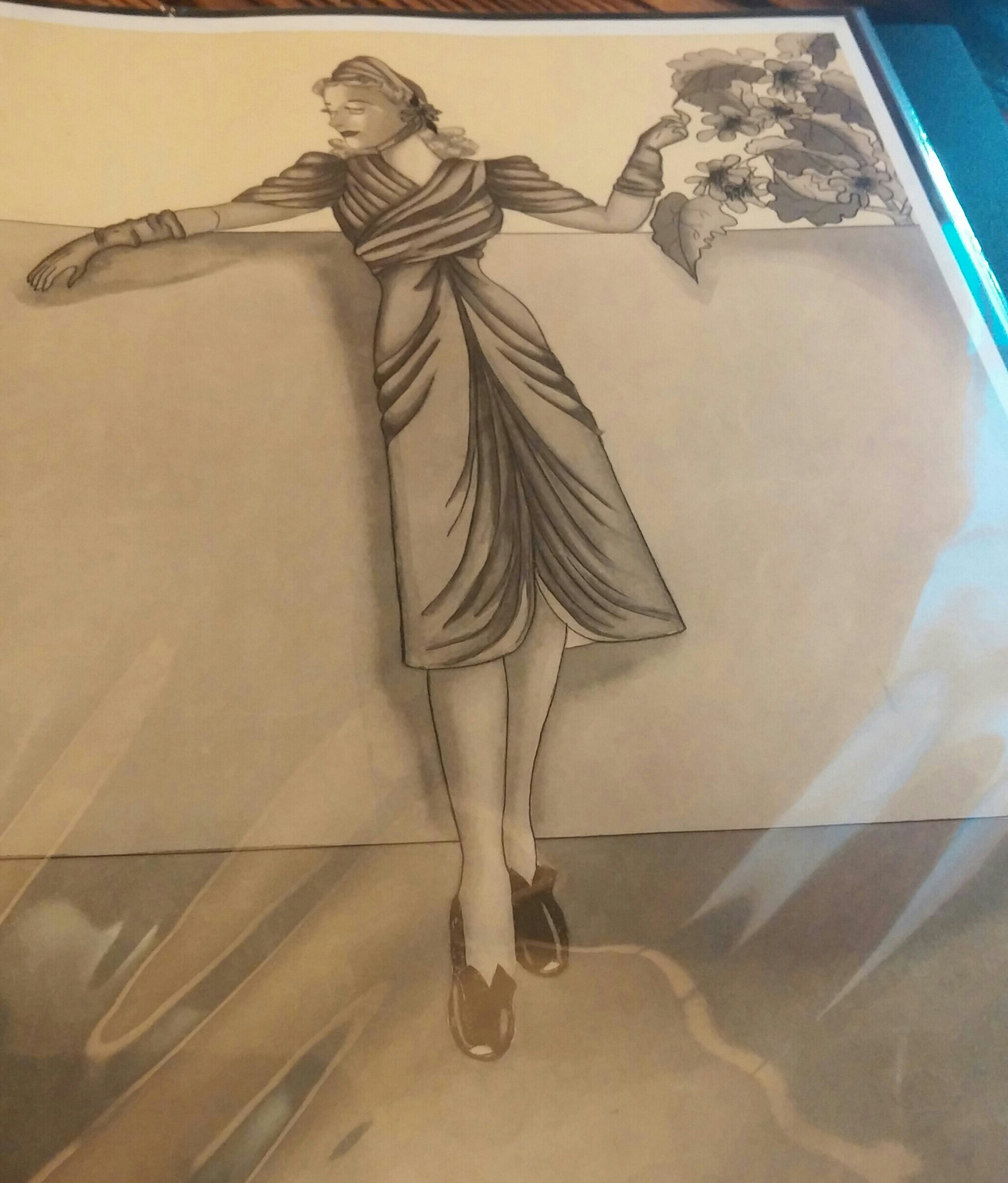  At lunch, MARGE creator Kaersten Cooper shared some of her Grandmother Marjorie Boldt's amazing fashion illustrations. I was honored to see them! 