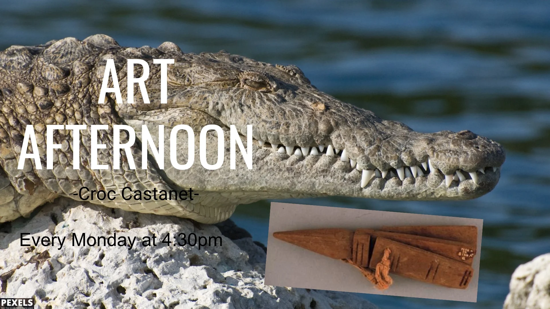 Art Afternoon: Crocodile Castanet