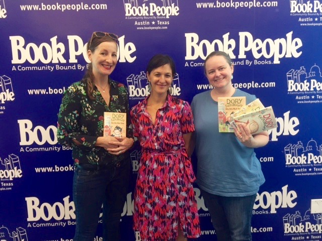 With Jill Bailey, Penguin Young Readers sales rep and Ellen Greene from Book People. 