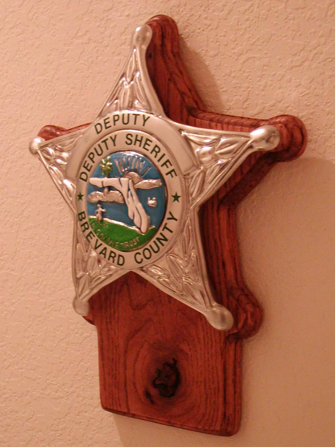 Florida Sheriff with Plate Space