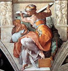 Restoration of Libyan Sibyl, Sistine Chapel, Vatican City, Italy