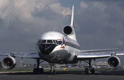 Lockheed L-1011 used for Delta's international flights, numbering as high as 56 in service at one time.
