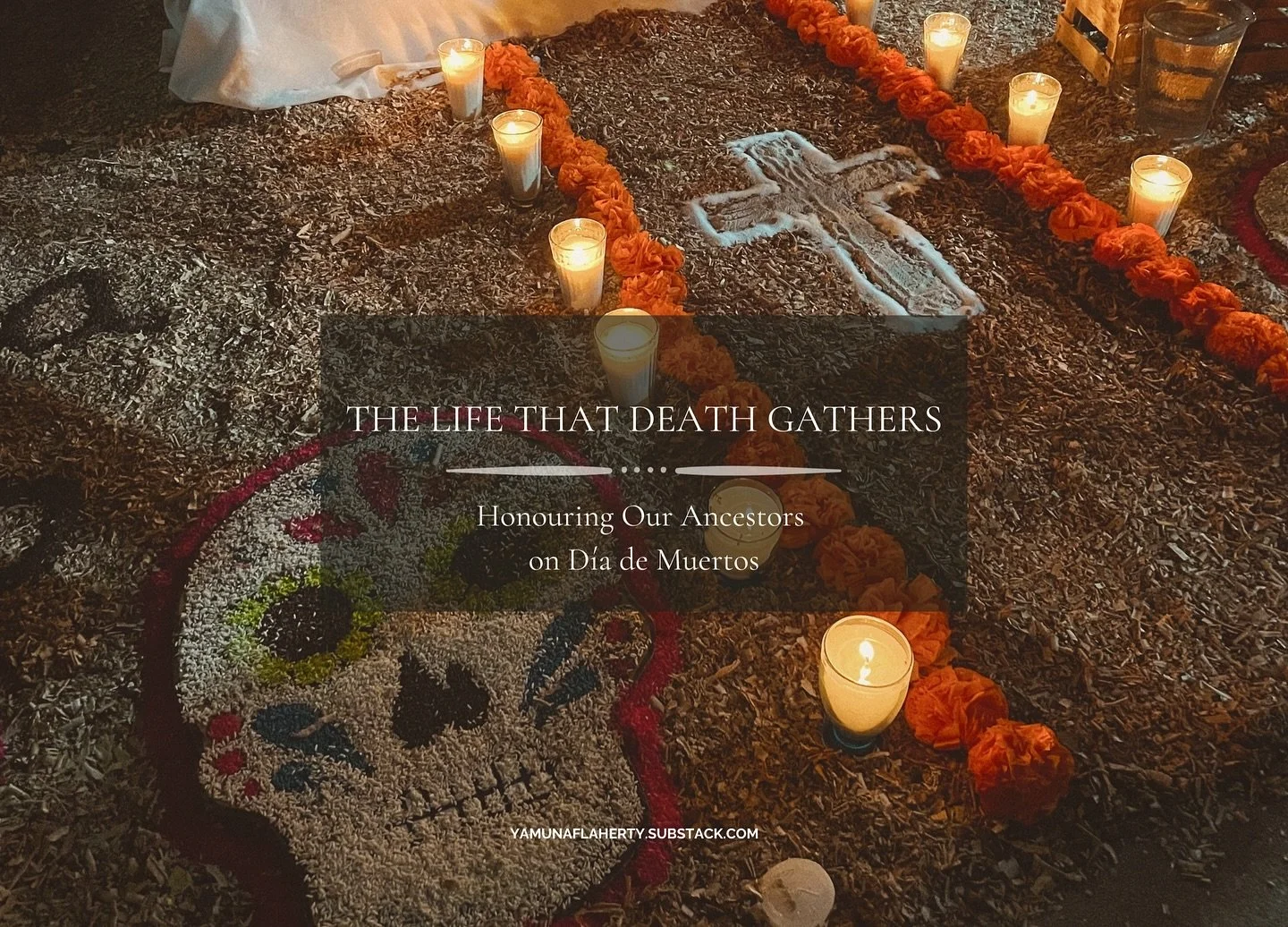 On Sunday, I shared a photo essay about Day of the Dead in El Tuito last year. 

I muse on the feeling of witnessing altars, ofrendas, and costumed children giggling in the plaza&mdash;the beauty of life that death gathers on this day in Mexico.

I h