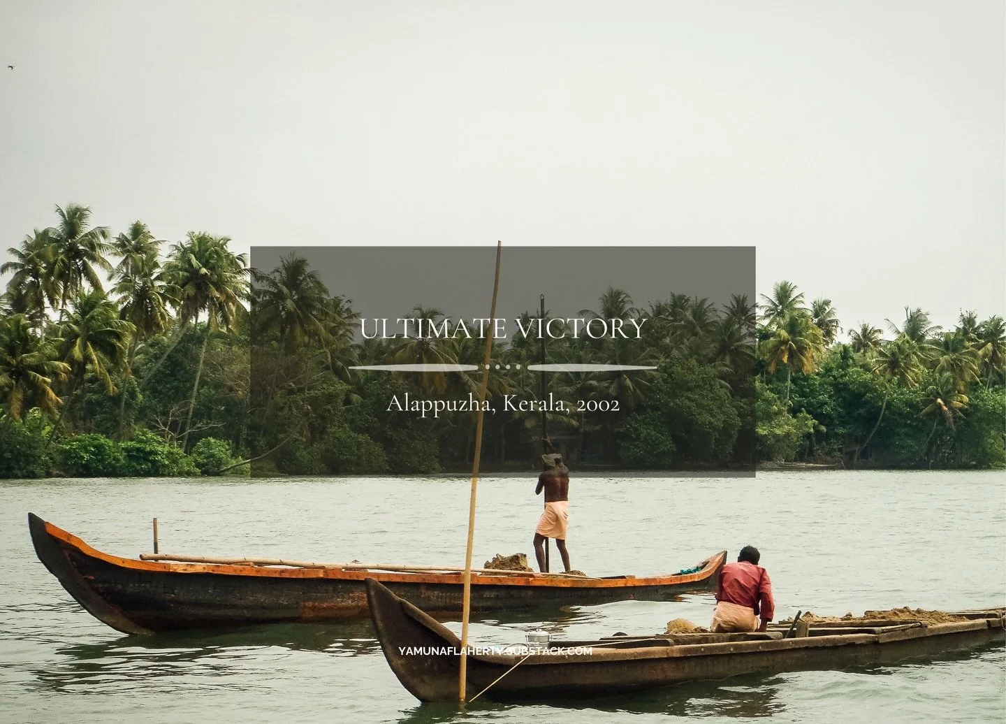 I wrote this essay in 2002, in the long aftershock of September 11, while traveling through Kerala, South India. I was young, far from home, and watching the world harden in real time.

Recently, I reread it&mdash;and felt how little has changed. Onc