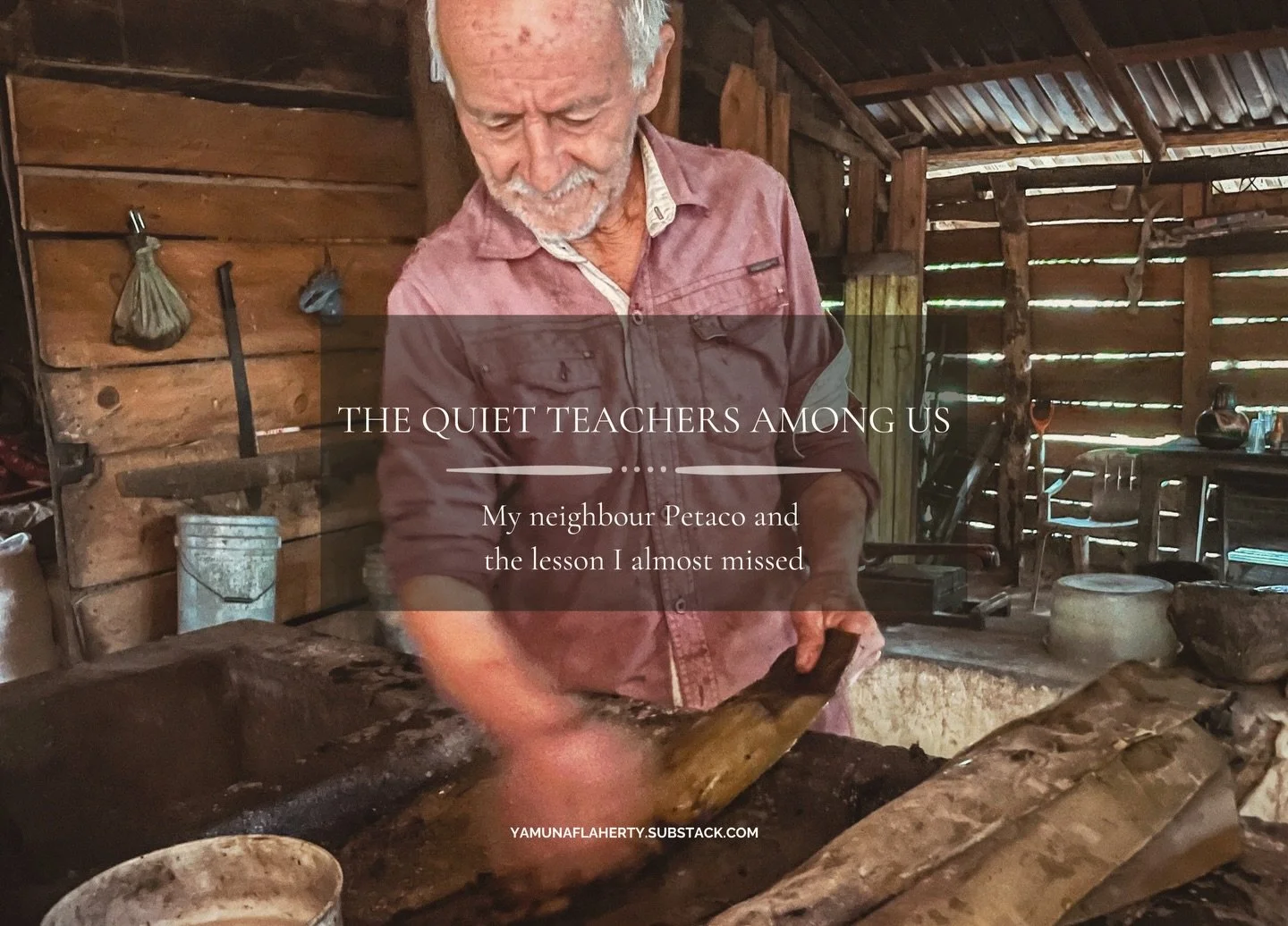 If you know where I live or have visited me, there&rsquo;s a good chance I brought you here, to my distant neighbour Petaco&rsquo;s ranch. He is an absolute treasure of my years spent living in the mountains of Jalisco. 

And honestly, with the state