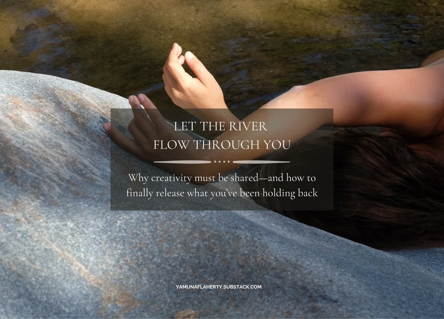 There is something you&rsquo;ve created that you haven&rsquo;t shared.

A piece of writing.
A photo.
An idea that keeps returning, asking to be seen.

We tell ourselves we&rsquo;re waiting until it&rsquo;s better, clearer, more finished.
But what if 