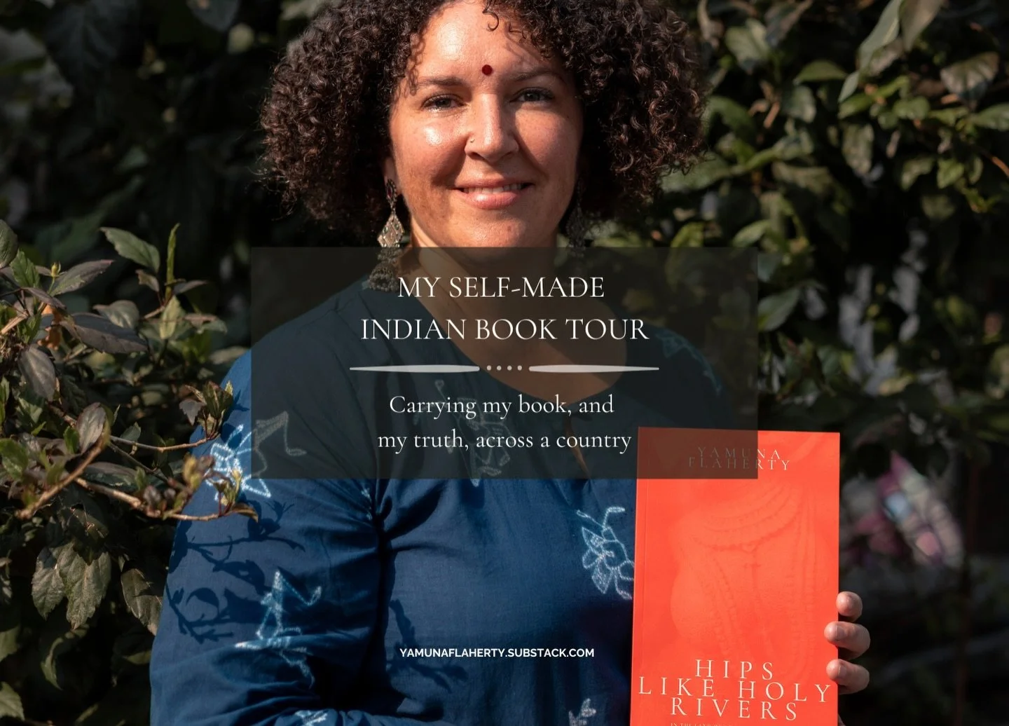 I took my book back to India where the words were first born. 

Not on a tour organized by a publisher, but one I carried myself through cities, cafes, chance encounters, and brave acts of being seen.

I handed it to strangers. To friends. To the peo