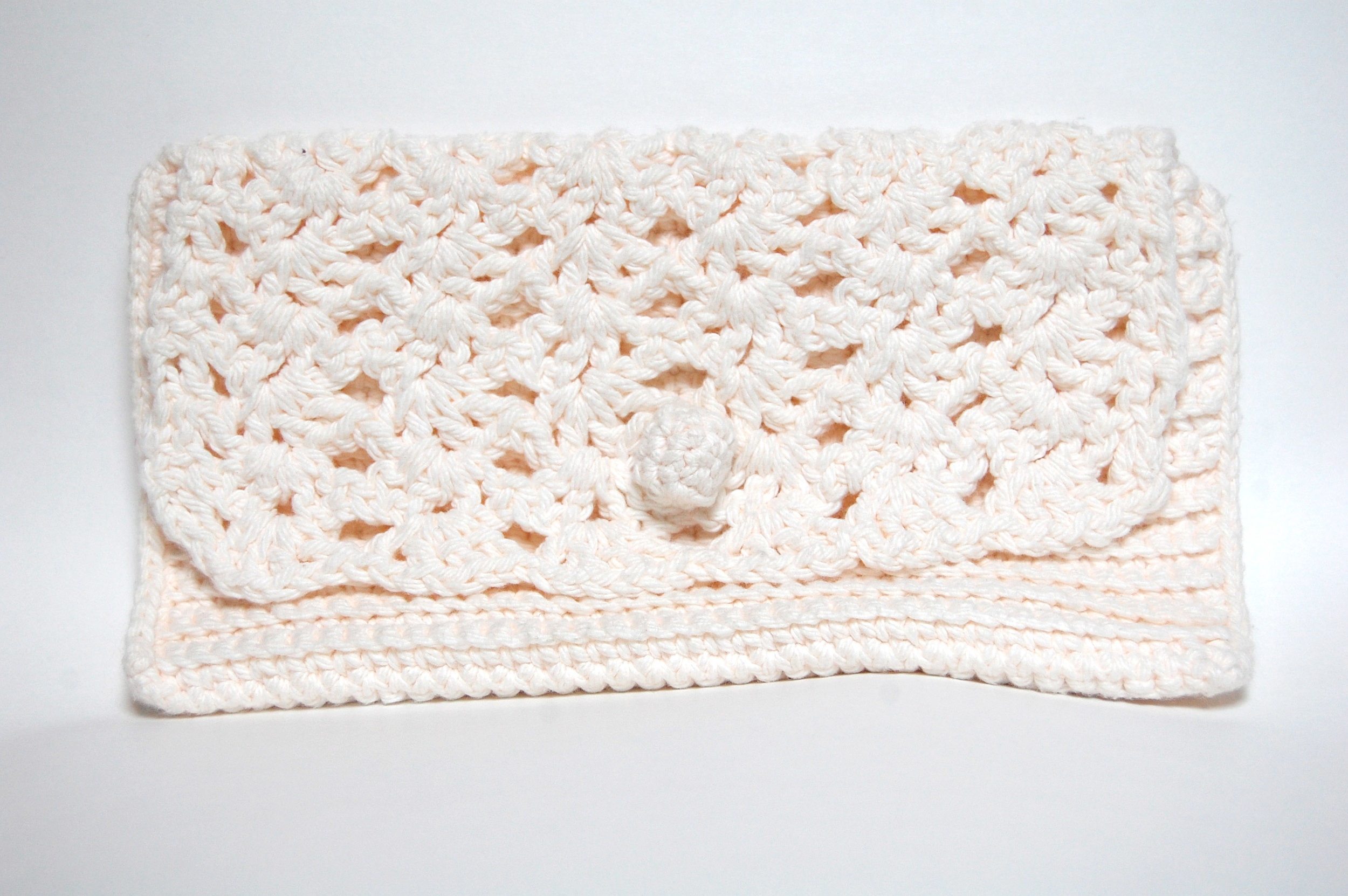 Crocheted Purse Natural