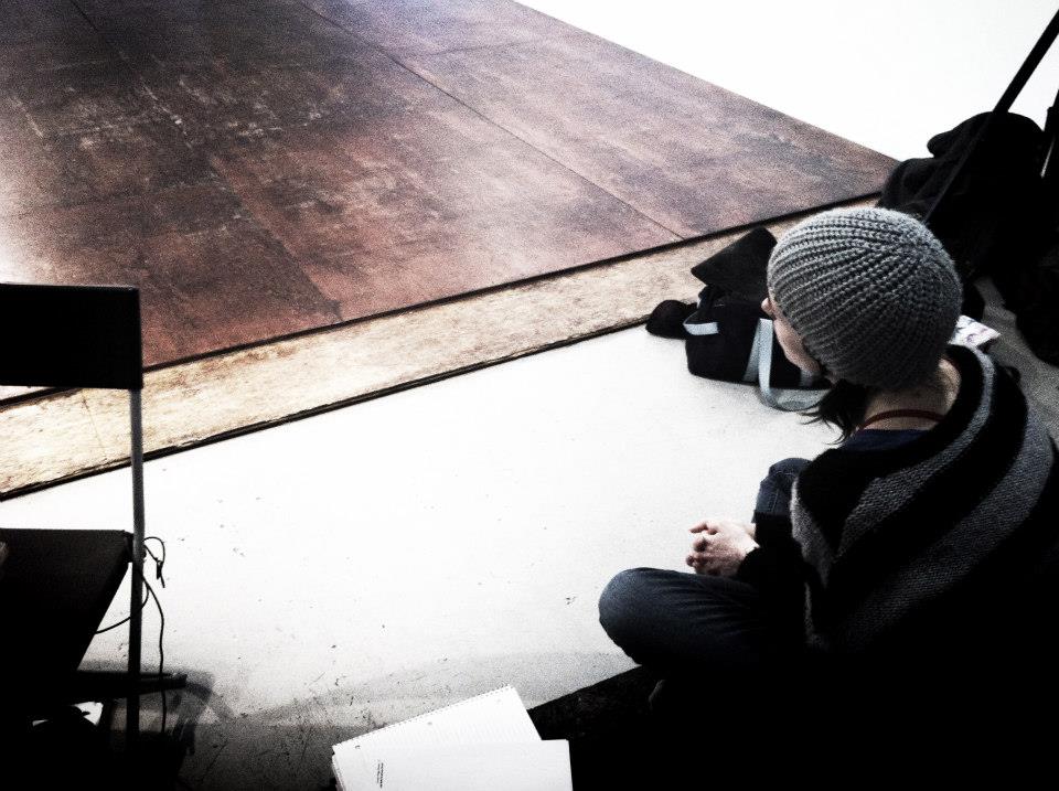 Forcier in rehearsal for Lab Rats. Image: James Bunton